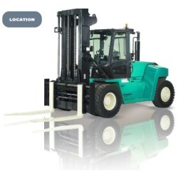 Location courte durée - Chariot élévateur diesel 12000 kg - Applications intensives en extérieur
