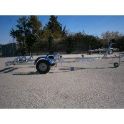 Remorque bateau 500 kg PTAC - CU 350 kg - Galaxy multi-rouleaux avec moyeux à bain d'huile