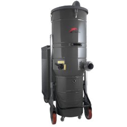 Aspirateur industriel eau et poussière - 7,5 kW - 100L - Débit 700 m³/u - Dépression 4000 mm H2O