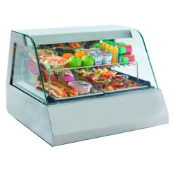 Vitrine réfrigérée de comptoir Gastrovision 2 - capacité 2 GN 1/1 - VC800RO
