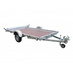 Remorque porte-engins Lider 0.75t - 3.04m - 1 essieu - Plateau Robust 37370 - PTAC jusqu'à 750kg