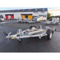 Remorque porte moto basculante Debon Roadster Moto 1V2 - 1 place - 1 essieu - PTAC 750 kg - sans options - Référence: roadstermoto1v2