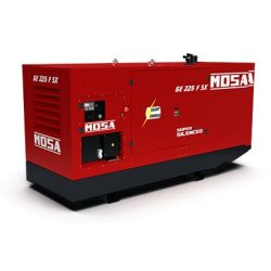 GE 225 FSX - Groupe électrogène industriel diesel - Triphasé 204 kVA (163 kW) / 206 kVA (163 kW) - Mosa