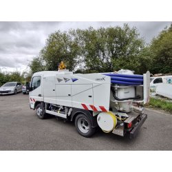 Hydrocureur pour les accès difficiles - Citerne en aluminium de 1900 litres -  Pompe à vide à palette  290 m3 /H à 60% de dépression - ARROW