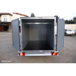 Remorque Fourgon - 3,40 m3 + porte av - Franc