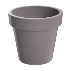 Prosperplast - Pot LEXO ROUND 92 L - 60x60x55 cm, coloris Gris pierre - gris ZA3457