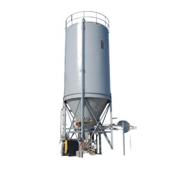 Silo de stockage 800L - Matériaux en vrac - Compact et robuste - Distribution contrôlée