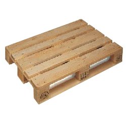 Palettes en bois recyclé - fabriquées à partir de déchets de scierie