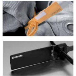 Scellé Twinstar - polypropylène et acier inoxydable - résistance 42 kg - marquage à chaud et numérotation laser