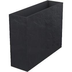 EDA Jardinière rectangulaire volcania apparence pierre 63l - GRISANTHRACITE - gris 3086960249380