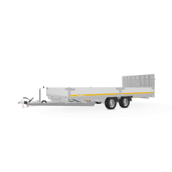 Remorque porte-engins Eduard - 3000kg - Système de basculement pratique et haute qualité