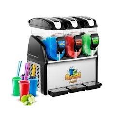 Royal Catering - Royal Catering Machine à granitas granités boissons frappées RCSL 3/15 (3 x 12 litres, 980 W, Température -2 à -3 °C, Sans BPA)
