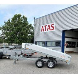 Benne Saris K1 306x184 - 2700 kg PTC - 2 essieux avec pompe manuelle