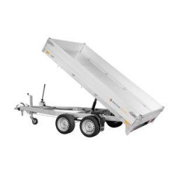 Benne Saris K1 306x170 - 2700 kg PTC - 2 essieux avec pompe manuelle