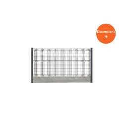 Grillage rigide à sceller avec soubassement - 1230