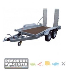 PORTE ENGIN LIDER - Timon fixe - PTAC : 3500 Kg - 350 x 170 cm Feux Leds - Référence 40900