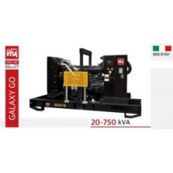 Galaxy - GO Model P30 GO à P650 GO - Groupes électrogènes industriels Visa - Diesel 20 à 750 kVA