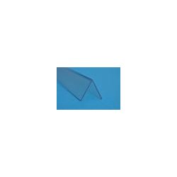 Profil cornière en PVC - angle à 60° - réf. 213 - 23 x 23 - adhésif sur demande
