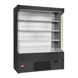 Vitrine murale self noire réfrigérée positive 1200 mm - ZCH120
