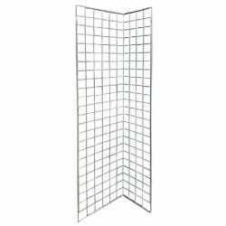 Séparateur grille métal zingué 20x30x120cm