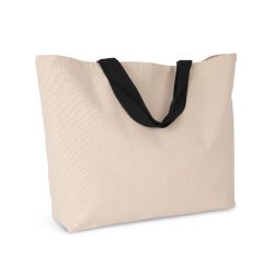 Sac shopping XXL en coton - Réf: KI0297 - Taille extra large - Marque Kimood
