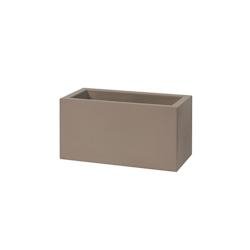 Tera Jardinière basse style muret shio cassa maxi 80l - CAPPUCCINO - marron 8051560178021