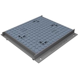 Trappe HT1C - couvercle de regard 750 x 750 mm - D400 selon EN 124-2 et EN 124-3