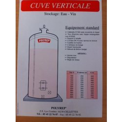 Cuve verticale