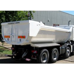 Parabolic - benne pour poids lourd - manjot hydro - une construction de la caisse totalement réalisée en acier anti-abrasion (dureté de 440 hb)