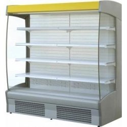 Vitrine réfrigérée murale ouverte Zeus 1250mm - 1250x2025x880mm - 2710W - produits fruits/légumes