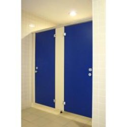 Cabines de vestiaires et sanitaires RKS - Compact antibactérien Polyrey 12 mm - Résistantes et faciles à poser