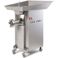 Hachoir à viande professionnel - DRC 42/130 - Inox AISI 304 - Simple ou double coupe