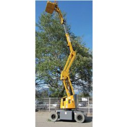 Nacelle flèche articulée électrique, hauteur de travail 12 m idéale pour les gros oeuvre - HAULOTTE 12IP - disponible en location
