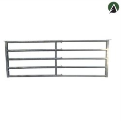 Bs23p - Barrière agricole de stabulation extensible 2 à 3 mètres - 5 lisses Ø60mm - Galvanisée à chaud