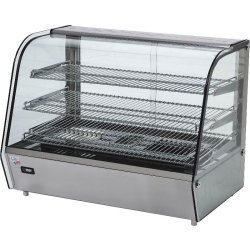 Vitrine de présentation chauffante avec éclairage led - 160 litres - SEHER-2