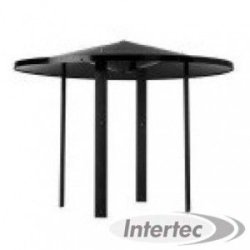 Chapeau de cheminée - Intertec - Kit chapeau chinois pour sortie d'air - diamètre 30 cm