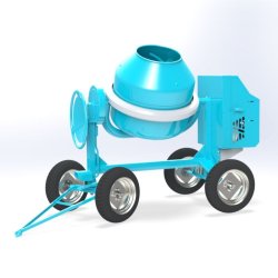 Bétonnières C 360 4RP - Omaer - Capacité totale cuve 350L, moteur diesel ou essence