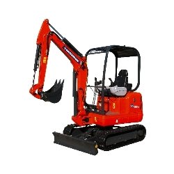 Mini pelle Eurocomach ES180 SR - 1750 kg, profondeur d'excavation 2500 mm, moteur Kubota 22 HP