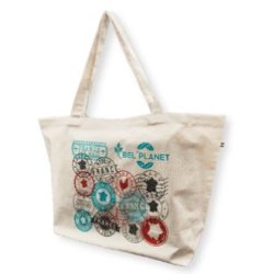 Sac écologique réutilisable - coton naturel 30% recyclé 240gsm - modèles personnalisés - COCORICO