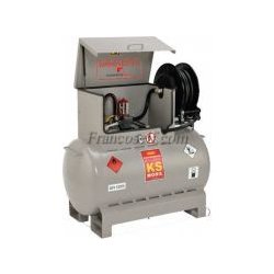 Cuves à carburants - Francoself - 300L - Station de ravitaillement homologuée ADR avec pompe manuelle ATEX