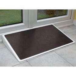 Rampe de seuil standard amovible en fibre de verre - légère, portable et conforme Directive Européenne 93/42/CE