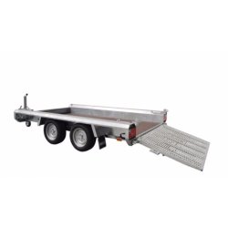Remorque porte-engins Hulco TERRAX-2 2601 BASIC 2,6T - 2 essieux - 294x150 cm