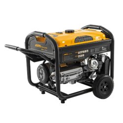 Groupe électrogène 8.0kVA 18CV 230V/400V Démarrage éléctrique / manuel AVR, 25L, Maison Chantier VITO - noir 5604612750947