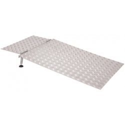 Rampe de seuil sur pieds en aluminium avec rabat - MX-TSR-130 - pliable, 130/140 cm, charge 225 kg