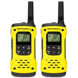 Pack 2 talkies walkies Motorola T92 H2O - rechargeables, étanches IP67 et anti-chocs