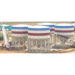 CS-1000 - Silo à ciment boulonné - CONSTMACH - Capacité 1000 tonnes avec équipements complets