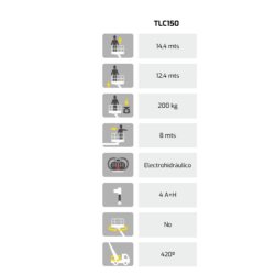 TLC150 Camion nacelle - Movex - 14,5m de hauteur - Treuil hydraulique 200kg