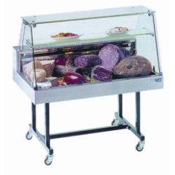 Vitrines réfrigérées mobiles de 1m à 1,50m - VM 100 - multi services sur roulettes