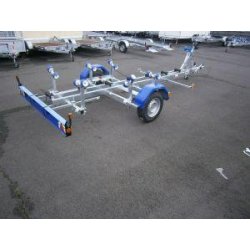 Remorque bateau 1600 kg PTAC - CU 1240 kg - 1 essieu - timon basculant