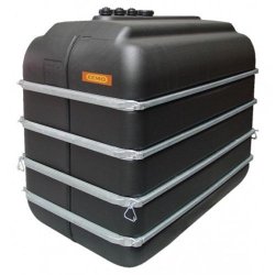 Cuve de stockage aérienne en polyéthylène 5 000 litres - Pour eaux pluviales - CEMO - 8317